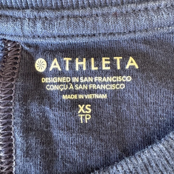 Athleta Sundown navy/white Tie-dye Sweatshirt size medium - Picture 5 of 11